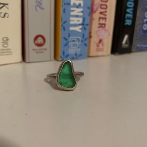 Sterling Silver Sea Glass Ring